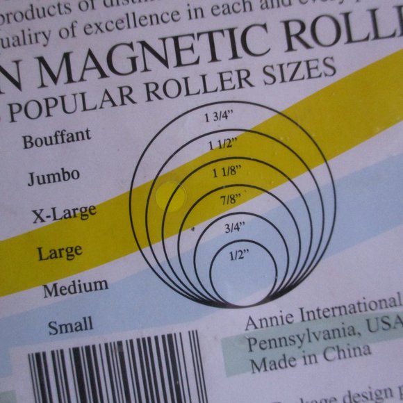 ๐โค ANNIE PROFESSIONAL HAIR CARE โ MAGNETIC ROLLERS SET OF 6 โ NWOT ๐โค - Picture 4 of 8